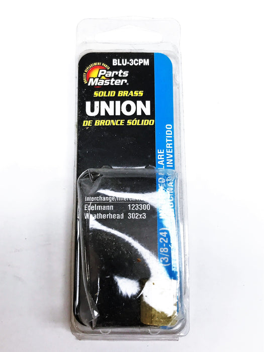 Parts Master Brass Union BLU-3CPM [Lot of 4] NOS