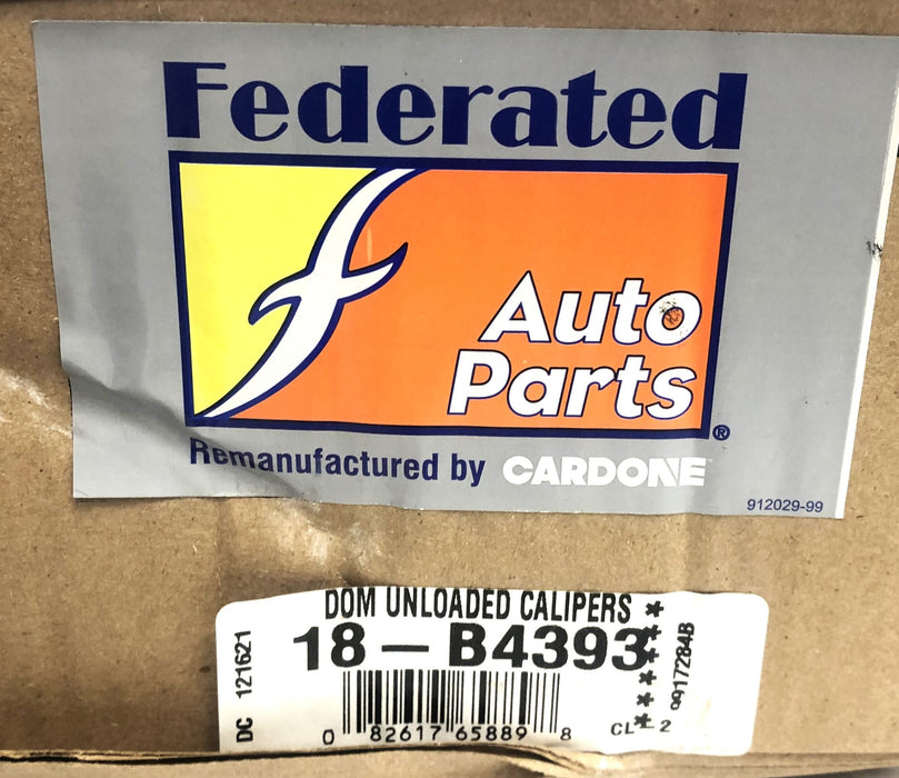 Cardone Federated Disc Brake Caliper 18-B4393 REMANUFACTURED
