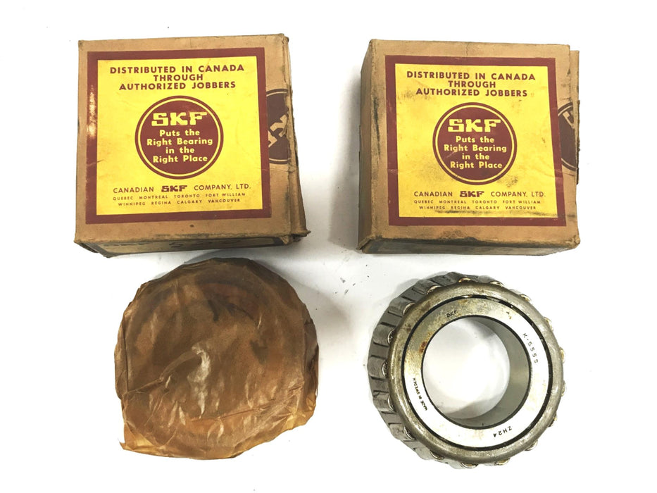 SKF Tapered Roller Bearing Cone 555S [Lot of 2] NOS