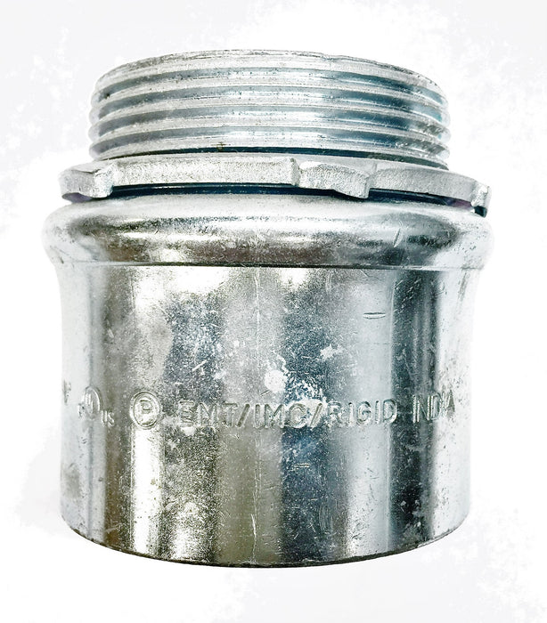 EMT/IMC/Rigid 2-1/2" Set Screw Coupling Connector [Lot of 2] NOS