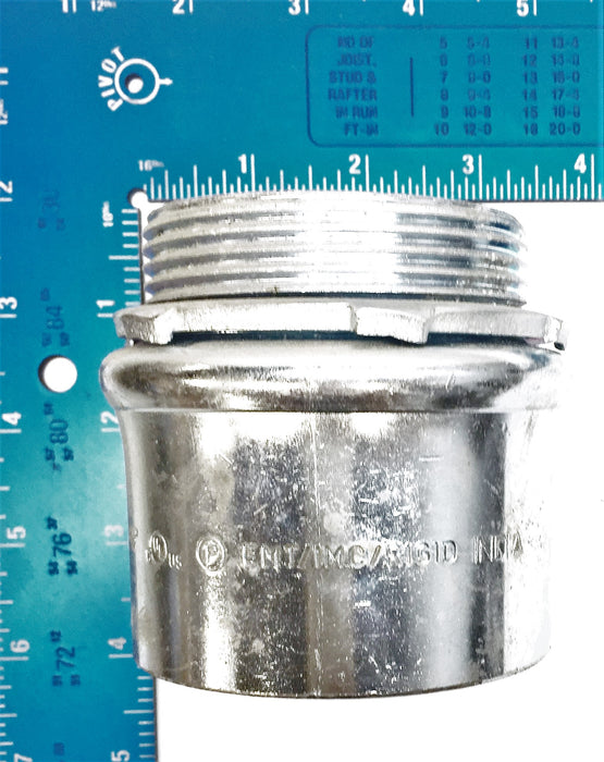 EMT/IMC/Rigid 2-1/2" Set Screw Coupling Connector [Lot of 2] NOS