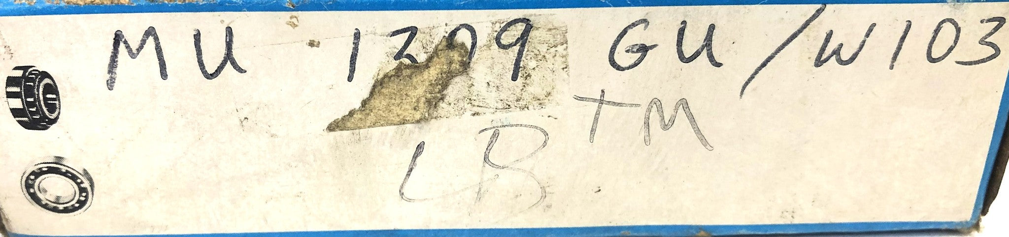 Link-Belt Cylindrical Roller Bearing MU1309GU (MU1309/W103) NOS