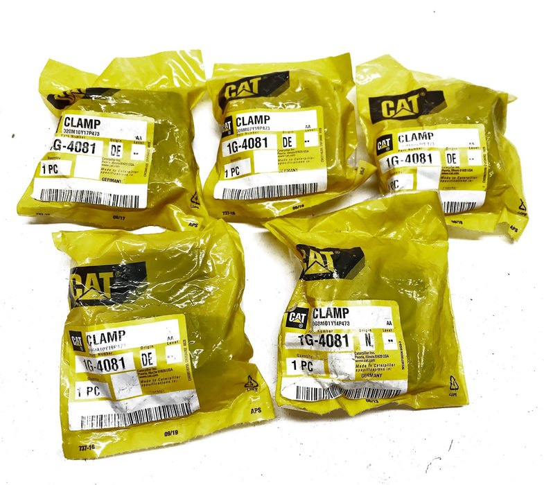 Caterpillar CAT OEM Clamp 1G-4081 [Lot of 5] NOS