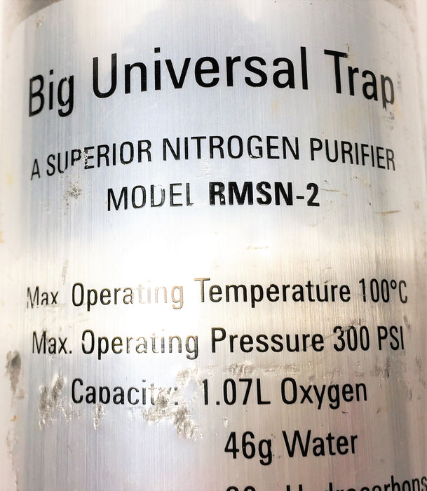 AGILENT TECHNOLOGIES Big Universal Trap Nitrogen Purifier RMSN-2 USED