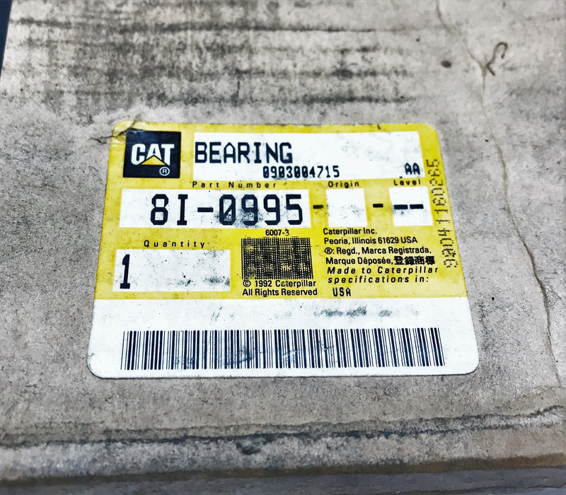 Caterpillar CAT OEM Bearing 8I-0995 NOS