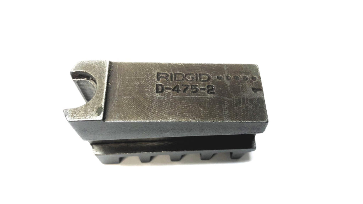 Ridgid 1-1/2" Height Chuck Jaw #1 (No Backplate) D-475-2 USED