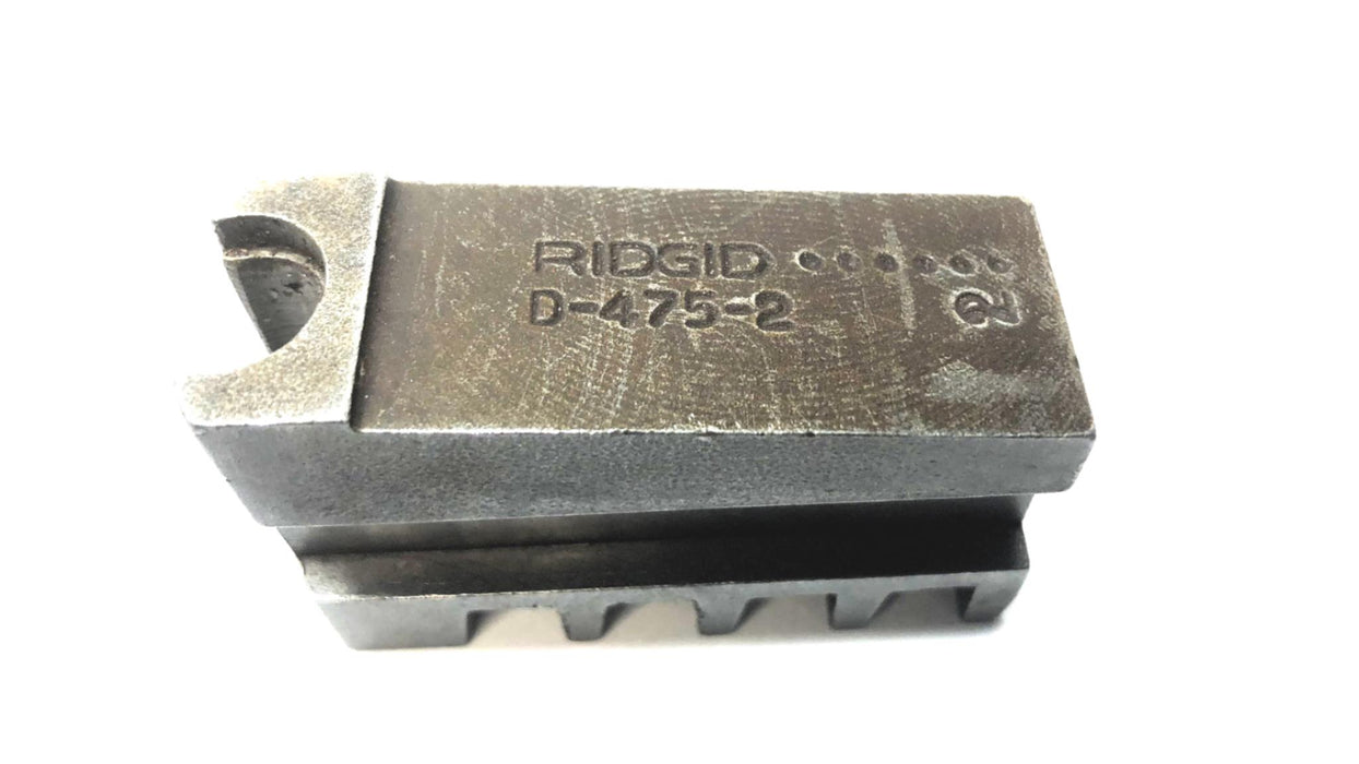 Ridgid 1-1/2" Height Chuck Jaw #2 (No Backplate) D-475-2 USED