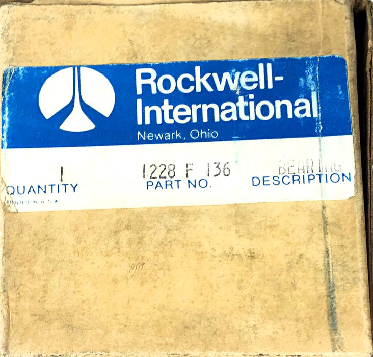 Link-Belt Cylindrical Roller Bearing 1228-F-136 (M1307U, MU1307/W103) NOS