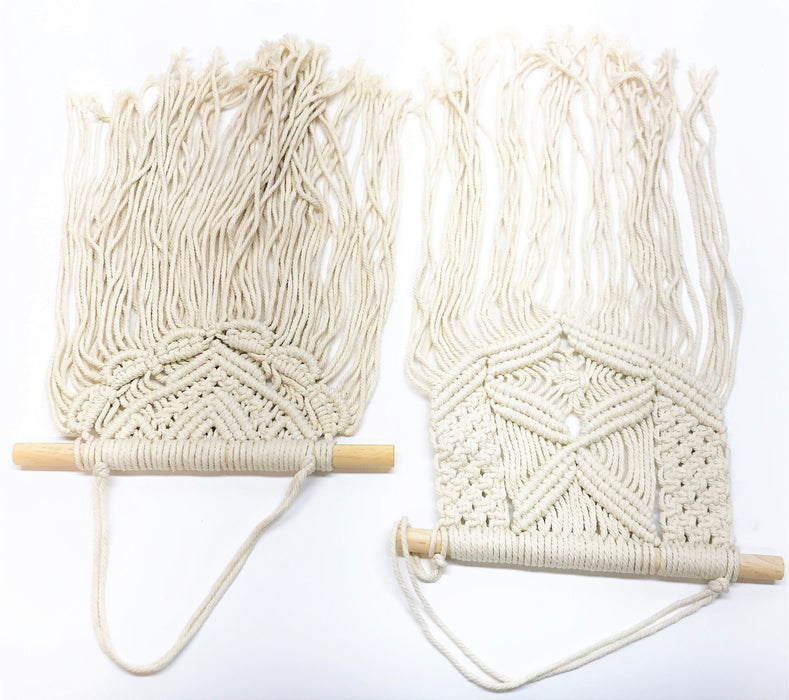 Mkono MacramÃ© Wall Hanging Art Woven Wall DÃ©cor Set JJBSSZ014 NOS
