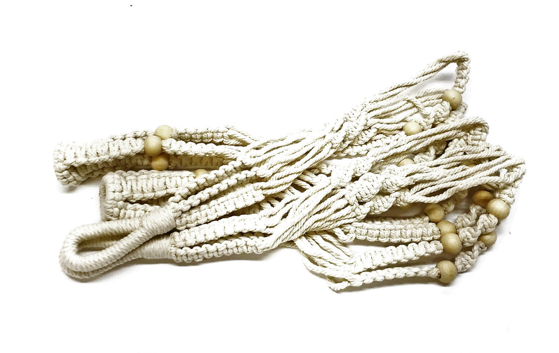 Mkono 35" MacramÃ© Indoor Plant Basket  Hanger [Lot of 2] NOS