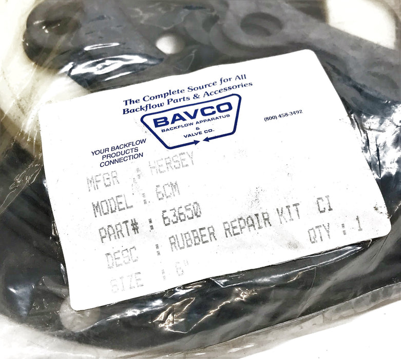 Bavco/Hersey "6CM" 6" Rubber Repair Kit 63650 NOS