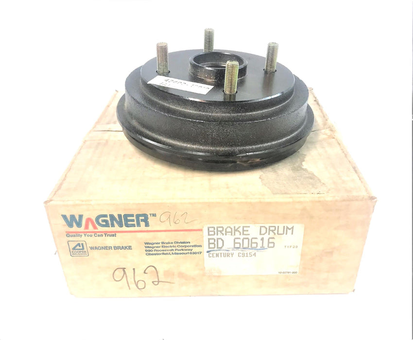 Wagner Brake Drum BD60616 NOS