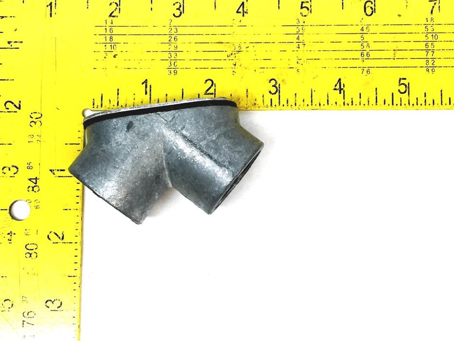 Handy Ell 3/4 Inch Conduit Connector Pulling Elbow HL-750 [Lot of 2] NOS