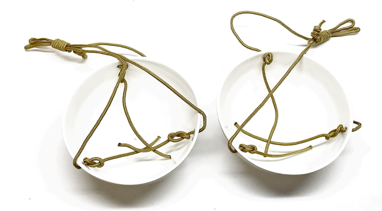 Mkono 9" Ceramic Hanging Planter YYHPNL001 [Lot of 2] NOS