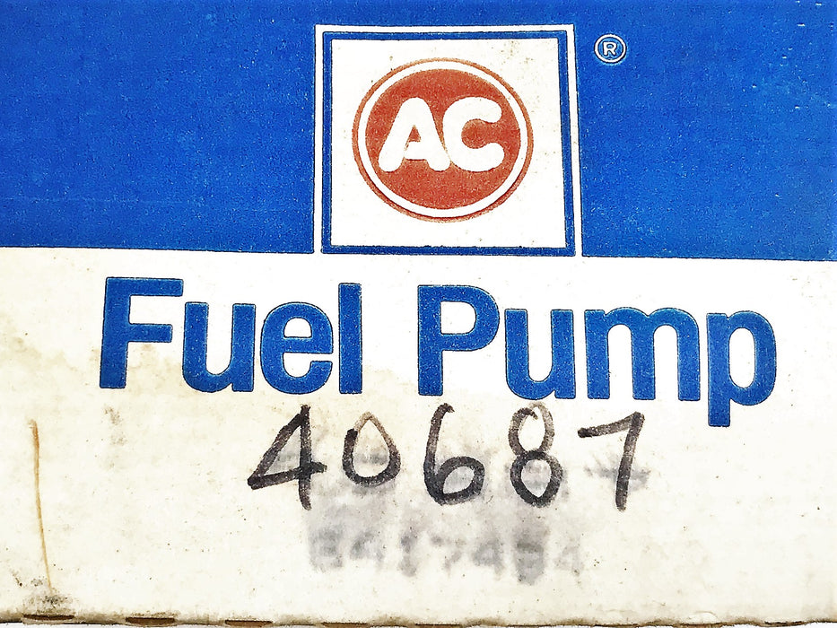 ACDelco Fuel Pump Assembly 40687 NOS
