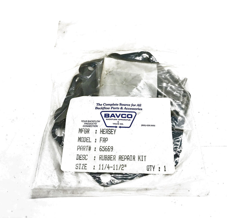 Bavco/Hersey "FRP" 11/4-11/2" Rubber Repair Kit 65669 NOS