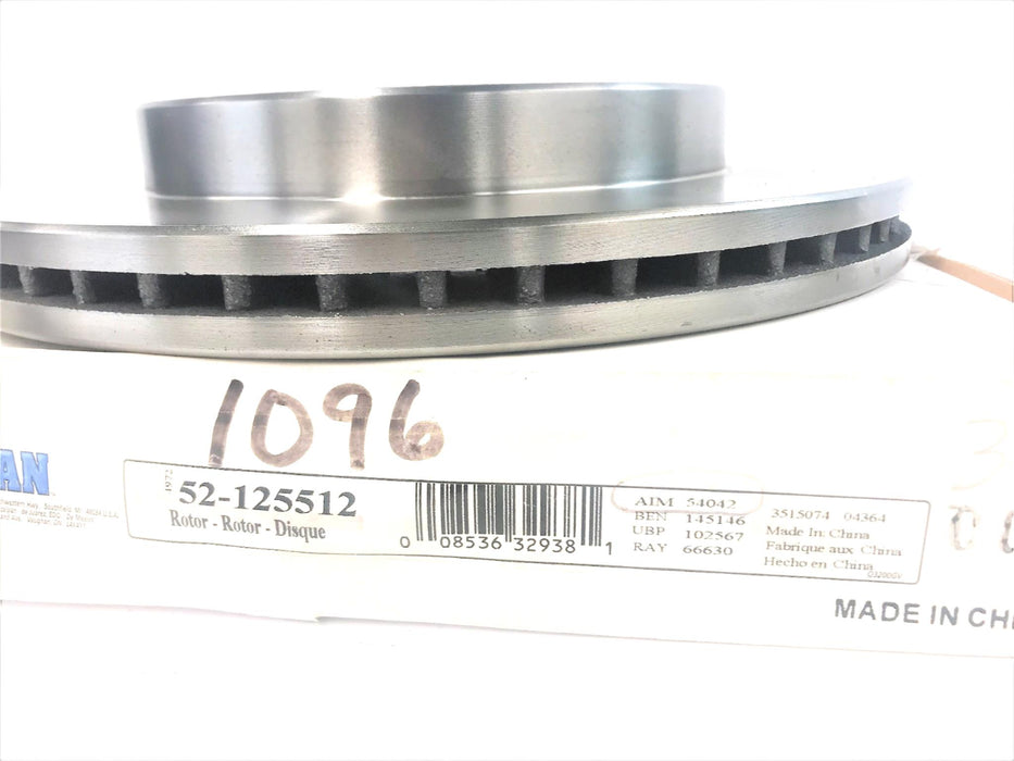 Guardian/Wagner Disc Brake Rotor 52-125512 NOS