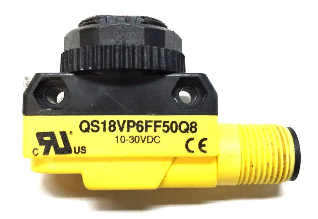 Banner Photoelectric Sensor QS18VP6FF50Q8 USED