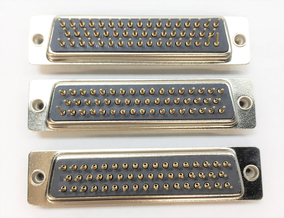 NORCOMP Connector D-Sub RCPT 50POS Vert SLDR 7250FE-ND [Lot of 3] NOS