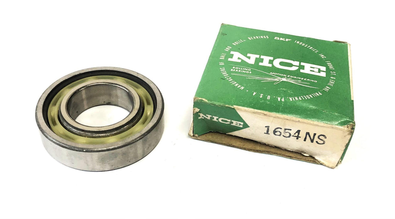 Nice Shielded Single Row Ball Bearing 1654NS NOS