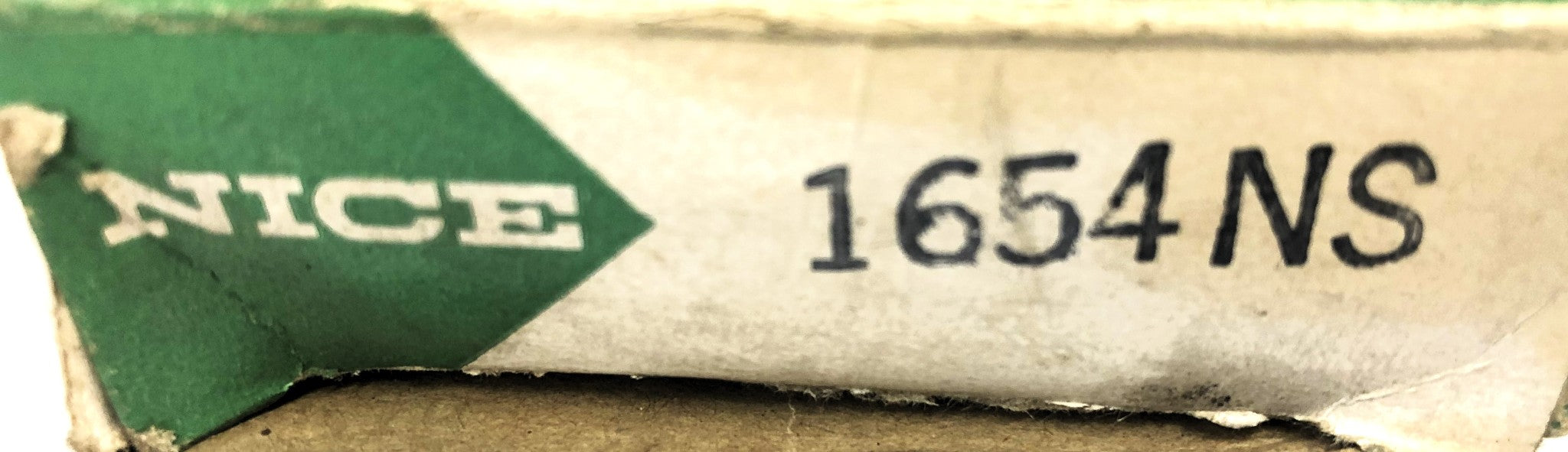 Nice Shielded Single Row Ball Bearing 1654NS NOS