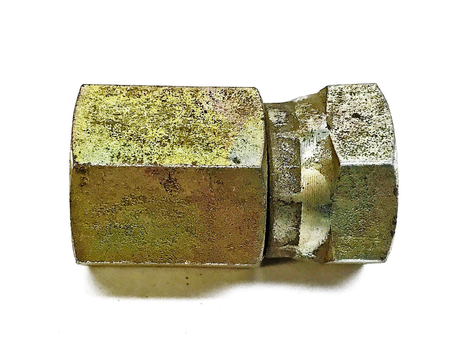 Unbranded 3/8" Female to 3/8" Female Swivel Adapter 9255X6X6 [Lot of 4] NOS