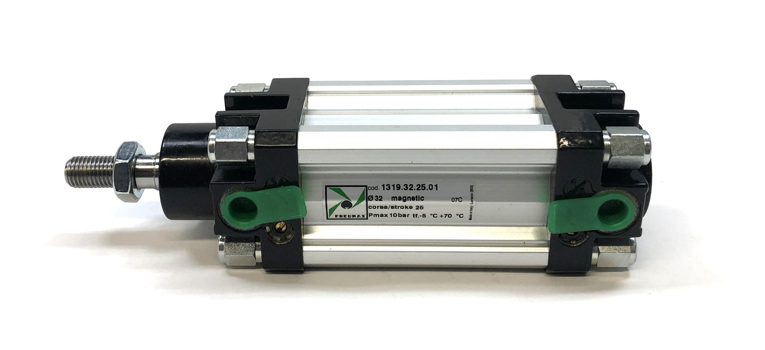 Pneumax Chromed Rod Magnetic Piston Pneumatic Cylinder 1319.32.25.01 NOS