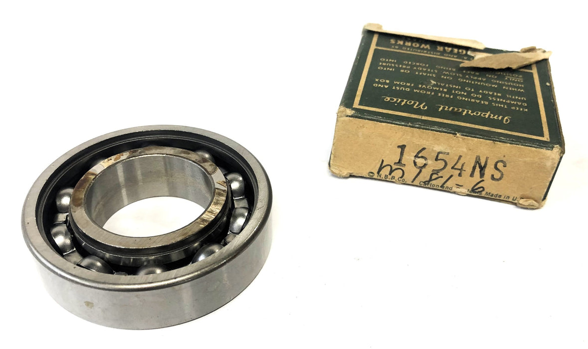 Nice Double Shielded Single Row Ball Bearing 1654NS NOS
