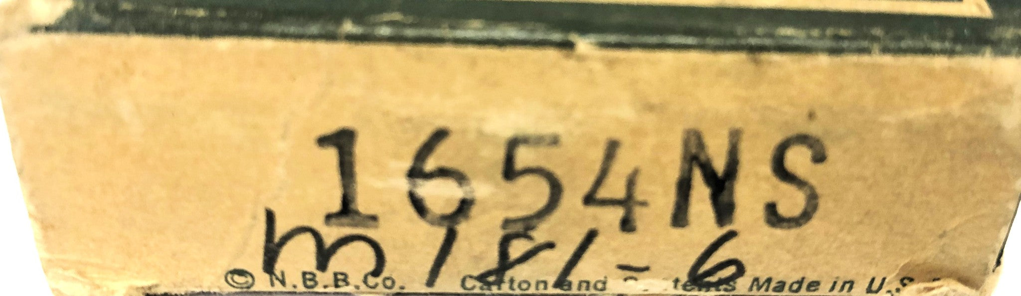 Nice Double Shielded Single Row Ball Bearing 1654NS NOS