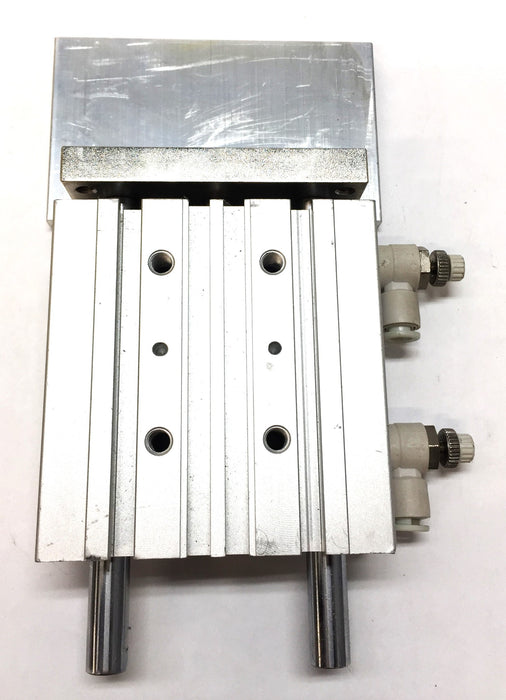 SMC Pneumatic Compact Guide Cylinder MGPL20-50 USED