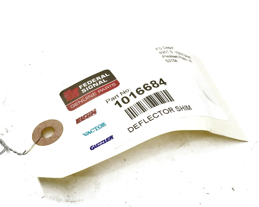 Elgin Deflector Shim 1016684 [Lot of 2] NOS
