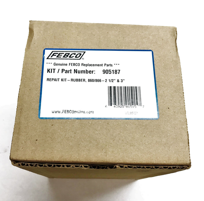Febco Total Valve Rubber Parts Repair Kit 905187 NOS