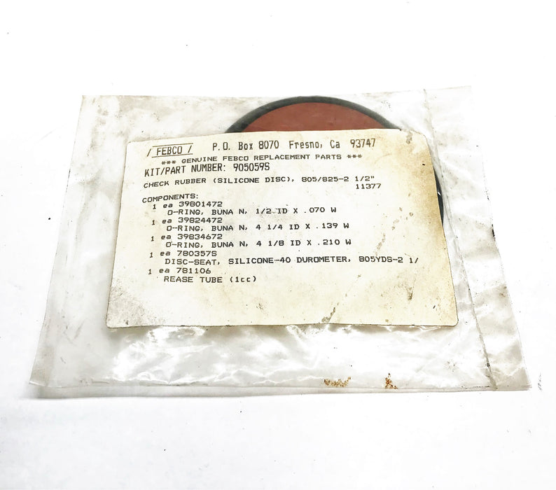 Febco 2-1/2" Check Rubber Kit 905059S NOS