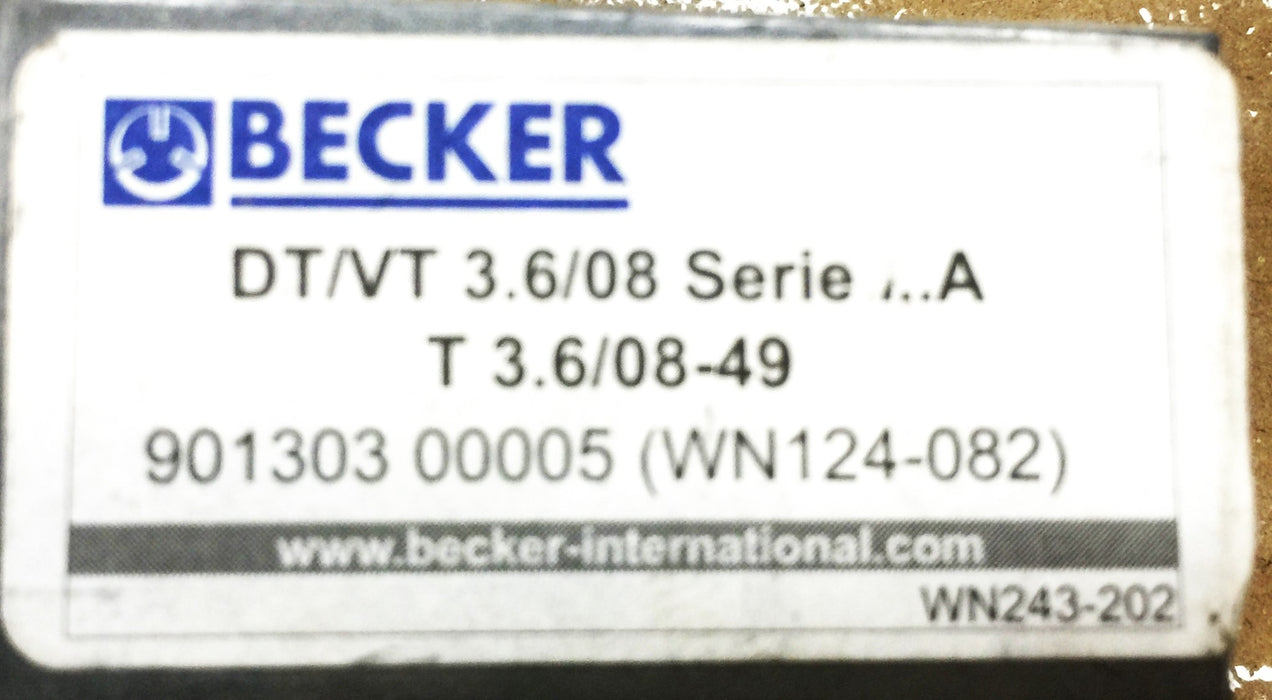 Becker Pack of 5 DT/VT 6 DT/VT 3.6/08 Carbon Vane for Becker Pump WN124-082 NOS