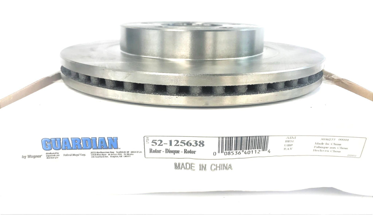Guardian/Wagner Disc Brake Rotor 52-125638 NOS
