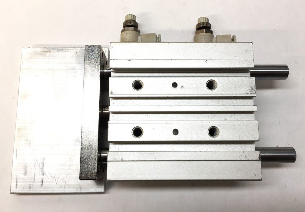 SMC Pneumatic Compact Guide Cylinder MGPL20-50 USED
