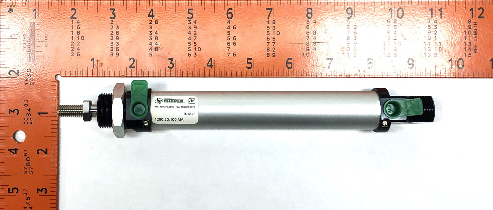 Pneumax Pneumatic Double Acting Micro Cylinder 1260.20.100.MA NOS