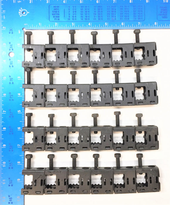CADDY 1/16"-1/2" Beam Clamp for Flanges 3/8" Threaded Hole BC [Lot of 24] NOS