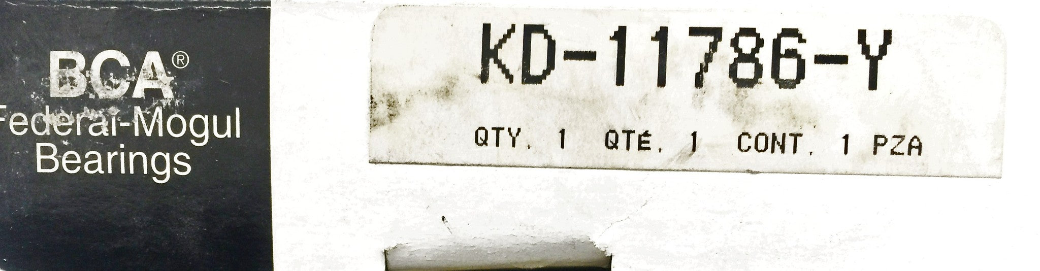 Federal Mogul/BCA Bearing KD-11786-Y NOS