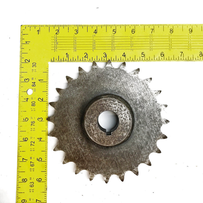 Unbranded 24T 1" Bore Chain Sprocket [Lot of 2] NOS