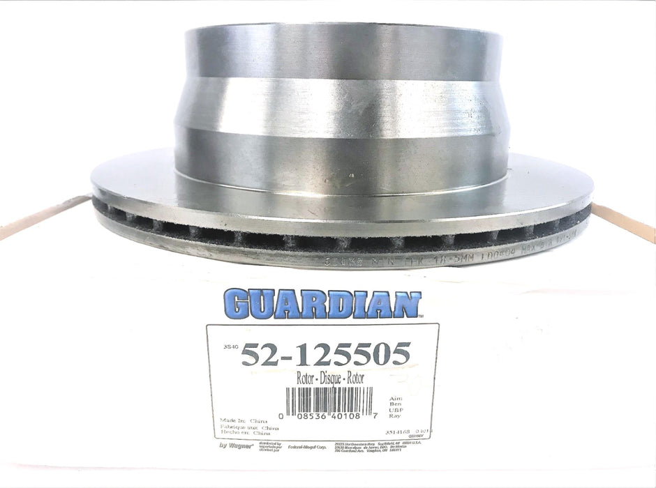 Guardian/Wagner Disc Brake Rotor 52-125505 NOS