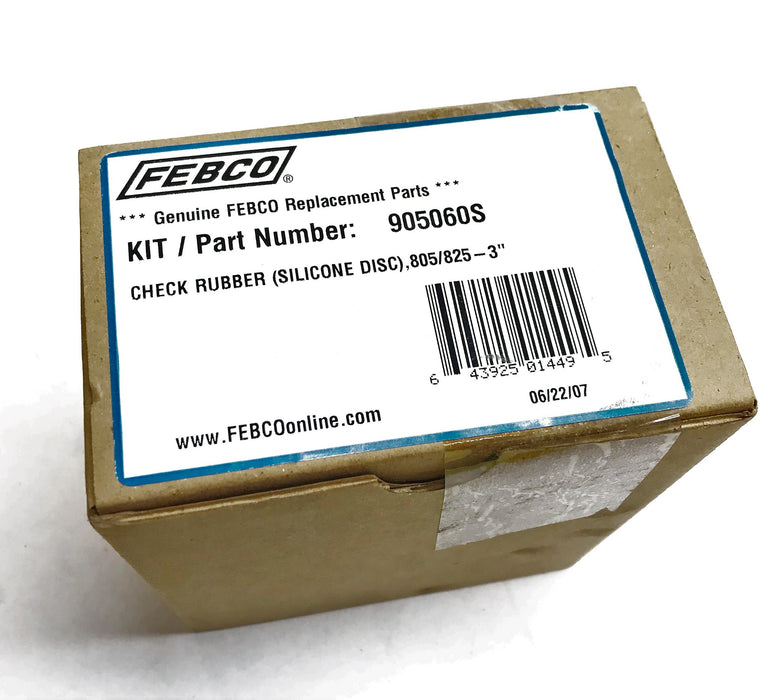 Febco 3" Check Rubber Kit 905060S NOS