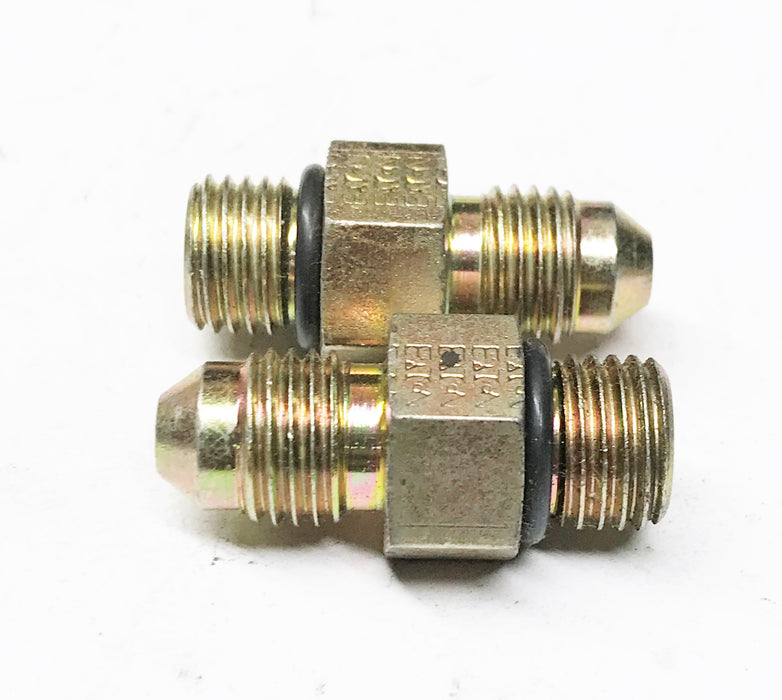 Eaton Aeroquip Flared Tube Fitting 213-202702-4-4S [Lot of 2] NOS