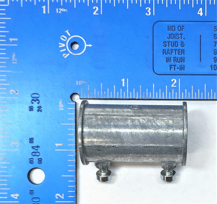 BRIDGEPORT Case of 3/4" Zinc EMT Coupling 241-DC (250pcs) NOS