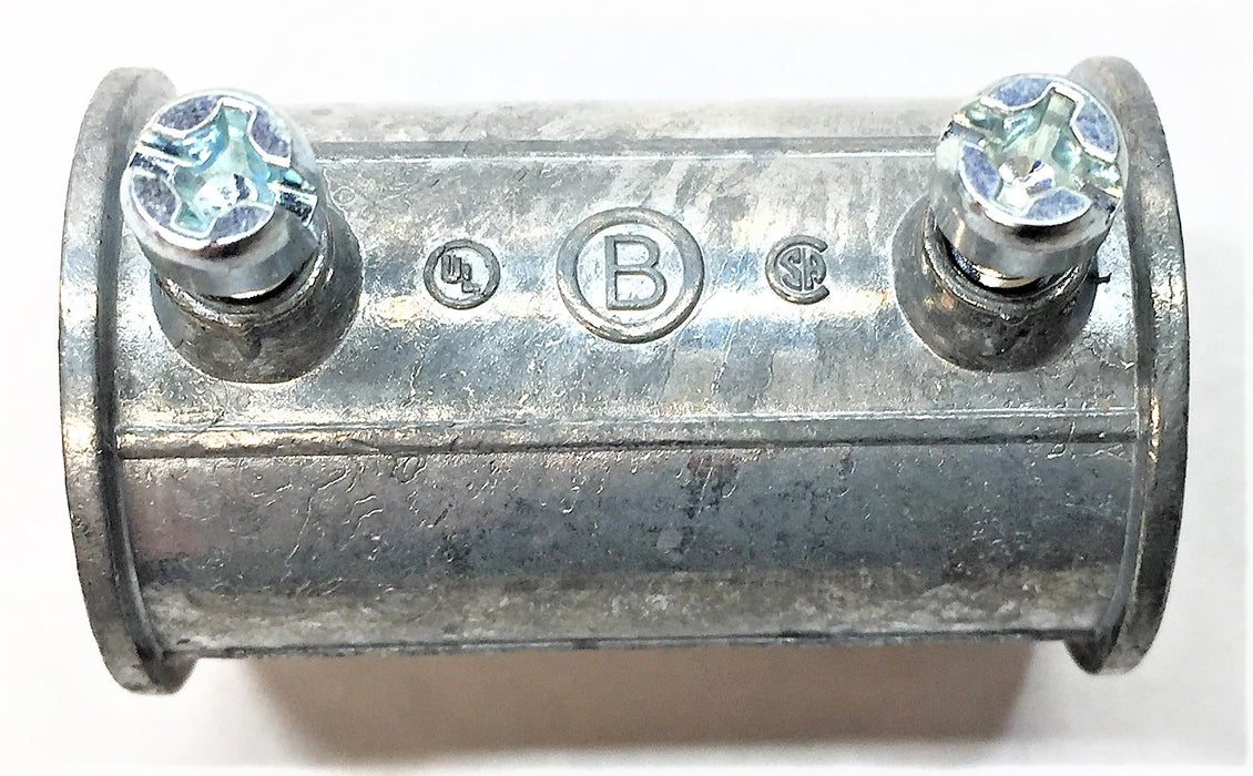 BRIDGEPORT Case of 3/4" Zinc EMT Coupling 241-DC (250pcs) NOS
