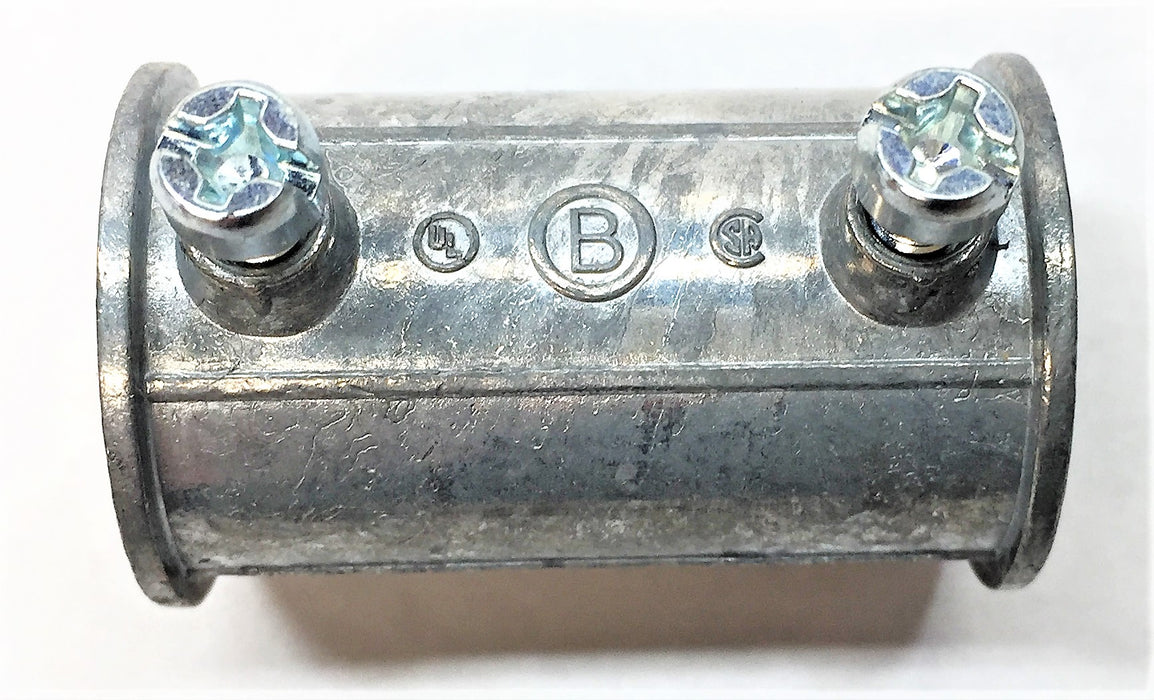 BRIDGEPORT Box of 3/4" Zinc EMT Coupling 241-DC (25pcs) NOS