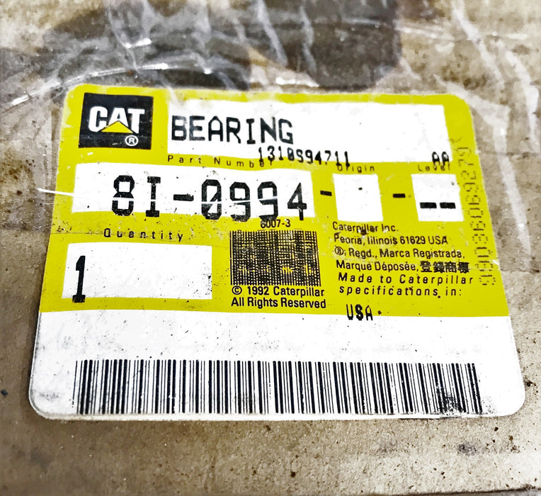 Caterpillar CAT OEM Bearing 8I-0994 NOS
