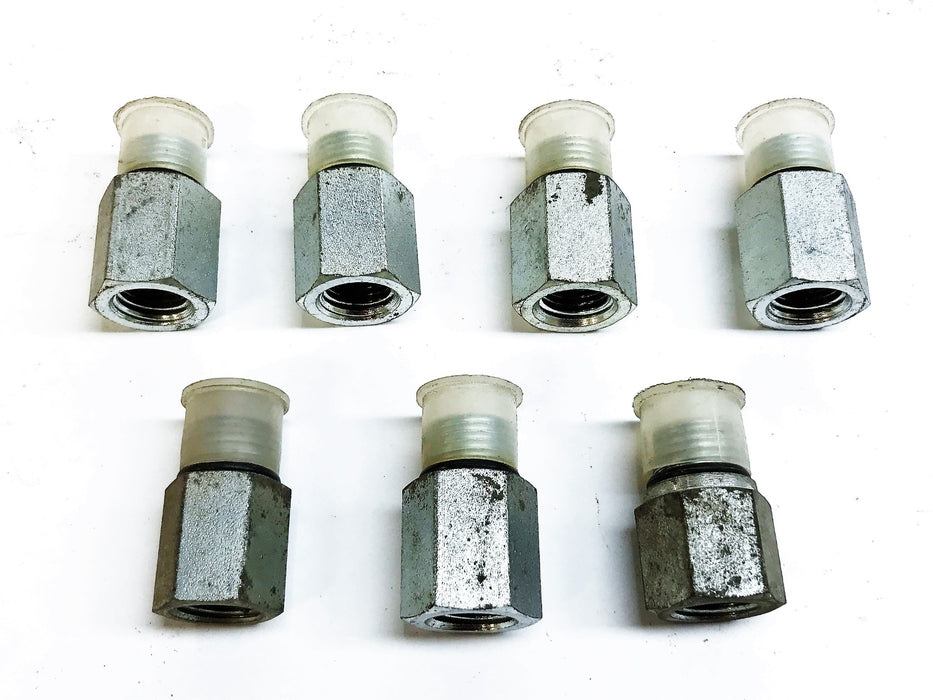 Eaton 1/4" Female to 3/8" Male Steel Pipe Adapter C3269X6X4 [Lot of 7] NOS