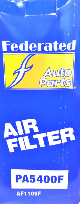 Federated Air Filter PA5400F (AF1109F) [Lot of 2] NOS