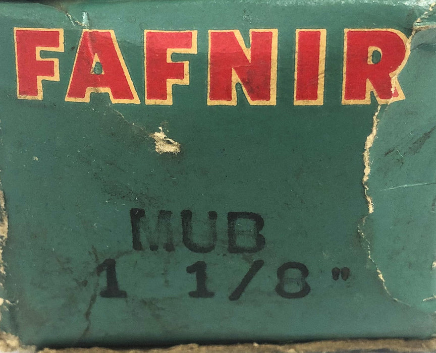 Fafnir Ball Bearing Insert With Collar MUB1-1/8" (SM102K) NOS